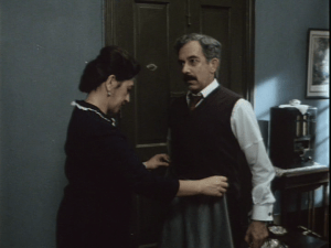 Escena de confesión a Laura